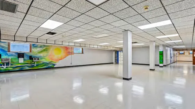 The 1,680 sq ft multi-purpose room